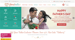 Desktop Screenshot of floraindia.com